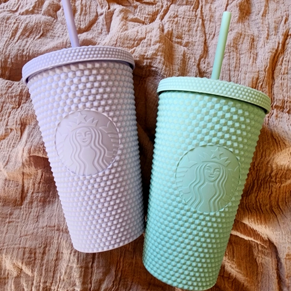 Mint & Lavender Grande Starbucks Set